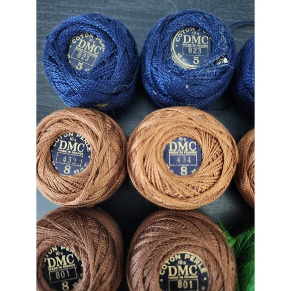 Vintage DMC Coton Perle embroidery floss - Picture 2 of 7